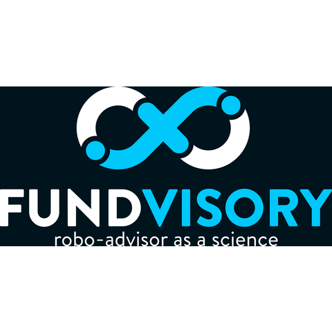 Fundvisory logo fond fonce