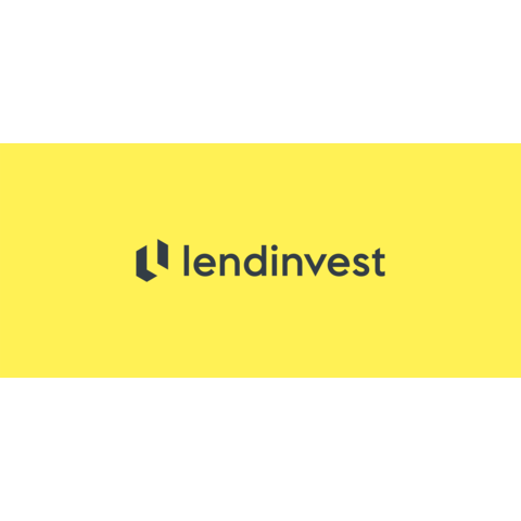 Lendinvest logo   slate on yellow